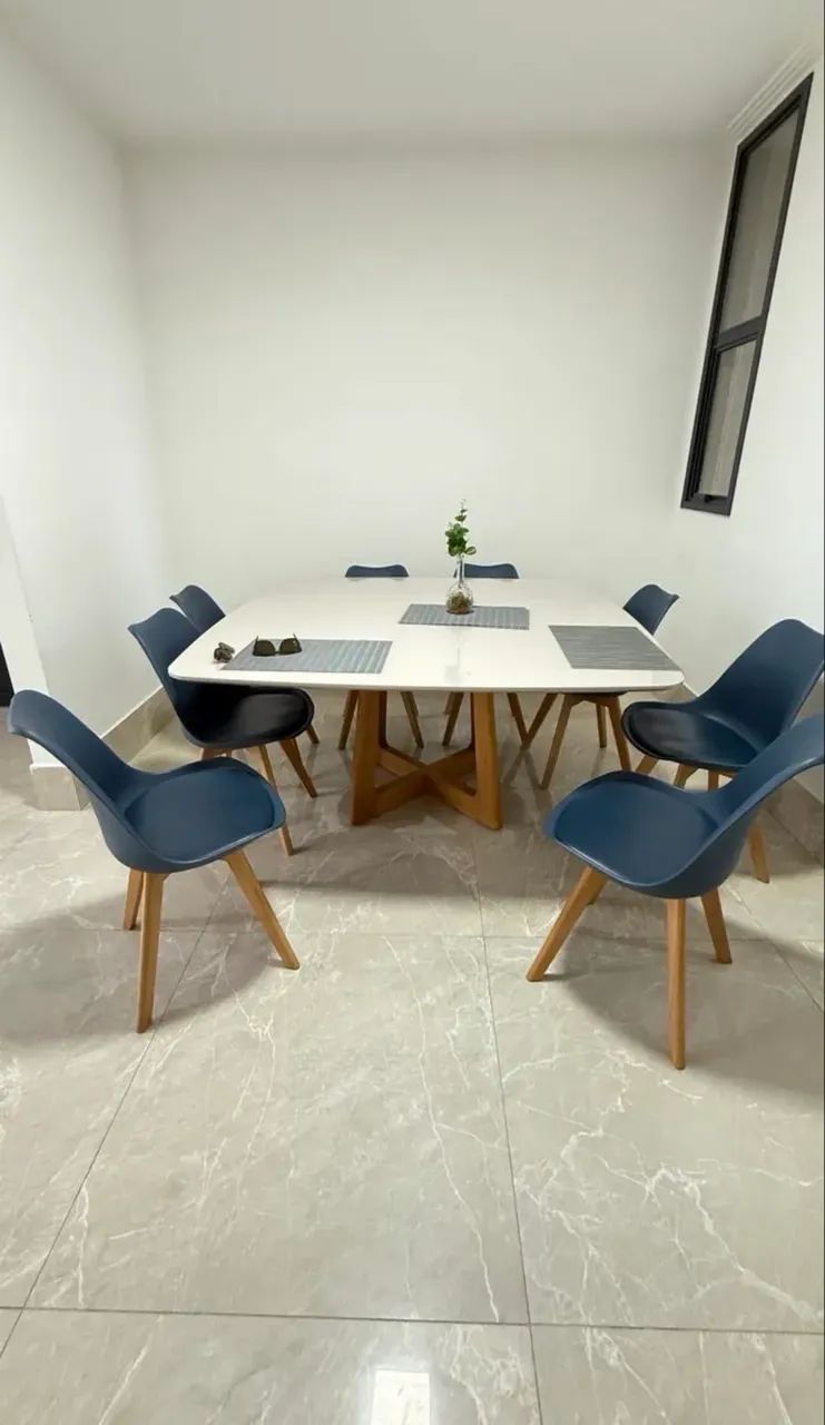 Mesa jantar quadrada 1,5m - Foto 2