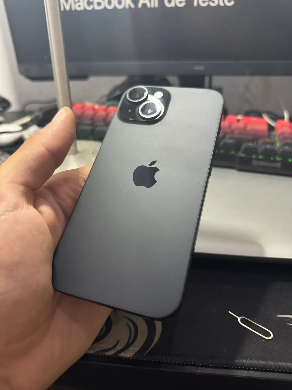 iPhone 15 preto 128GB  - Foto 2