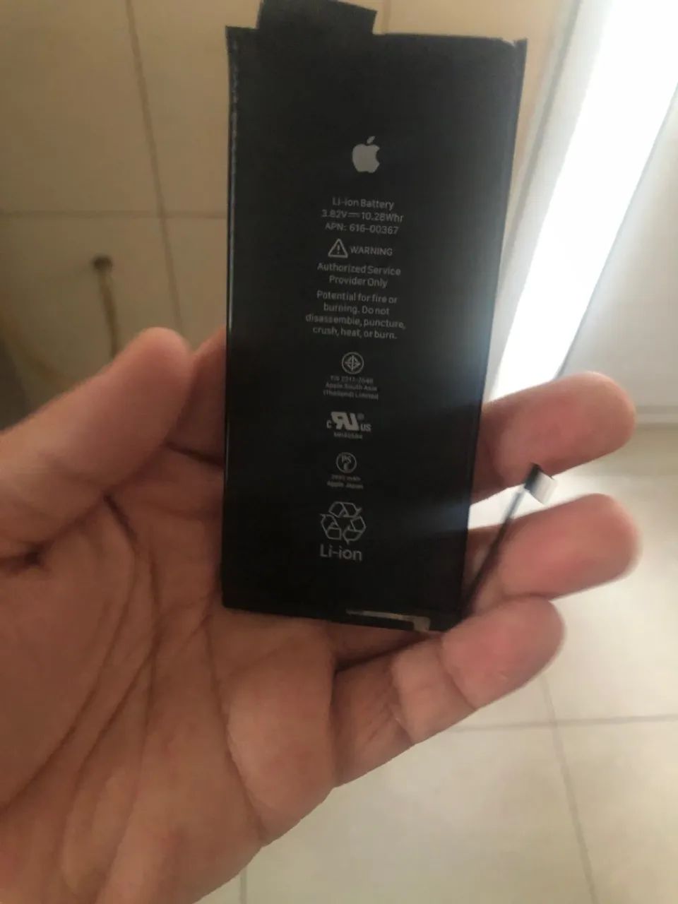 Bateria original iPhone 8 plus 60% de saúde 