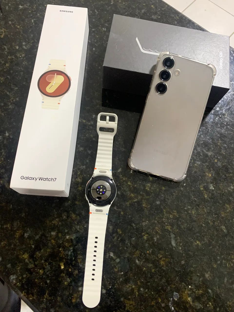 Celular Samsung S25+  e Galaxy Watch 7