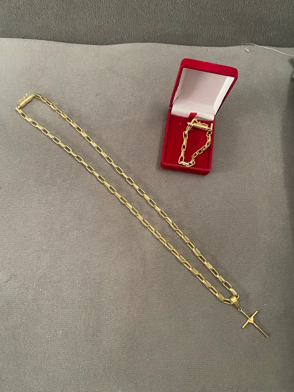 Corrente s pulseira 18k - Foto 2