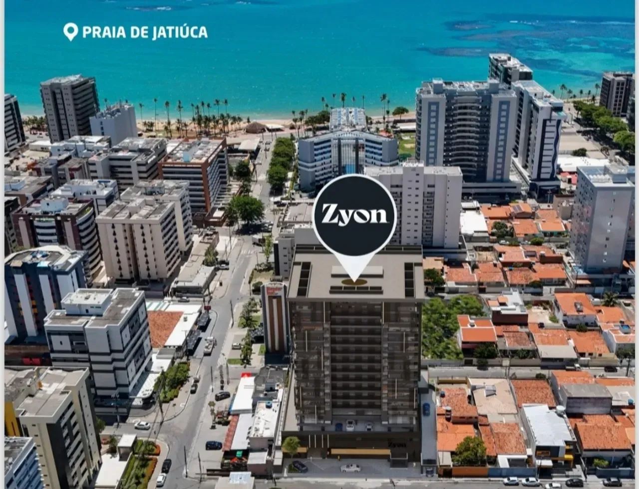 Studio à venda no Edifício Zyon apenas 200 metros da praia da Jatiúca - Maceió - AL