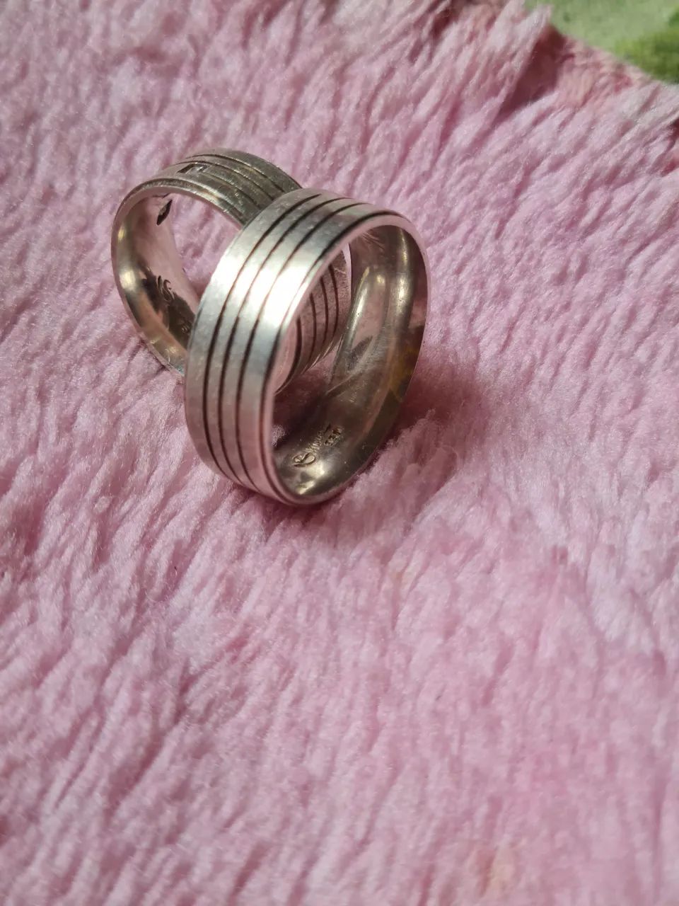 Aliança prata 925/Anatômicas 