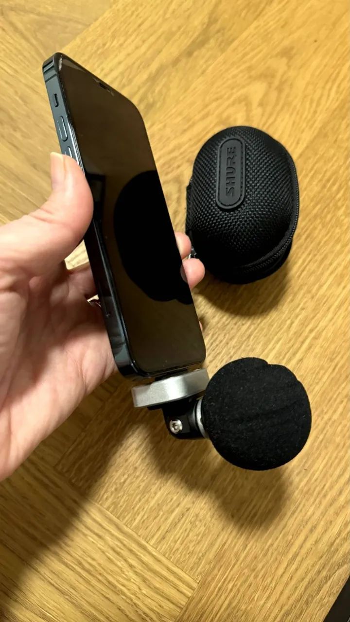 Microfone Shure MV88 para iPhone441992591275479043
