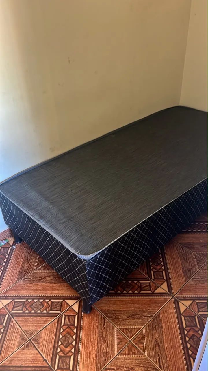 Base box solteiro sem espuma