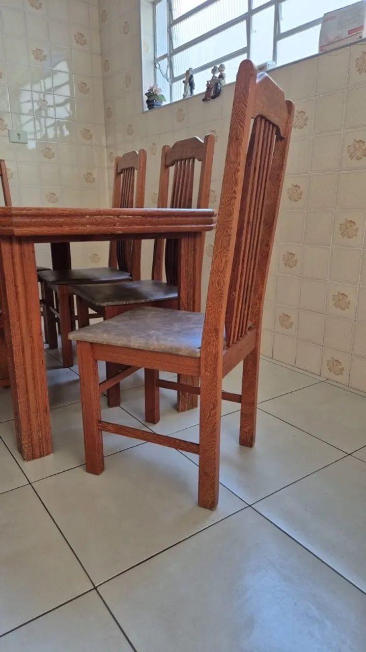 Mesa de jantar - 6 cadeiras - Foto 4