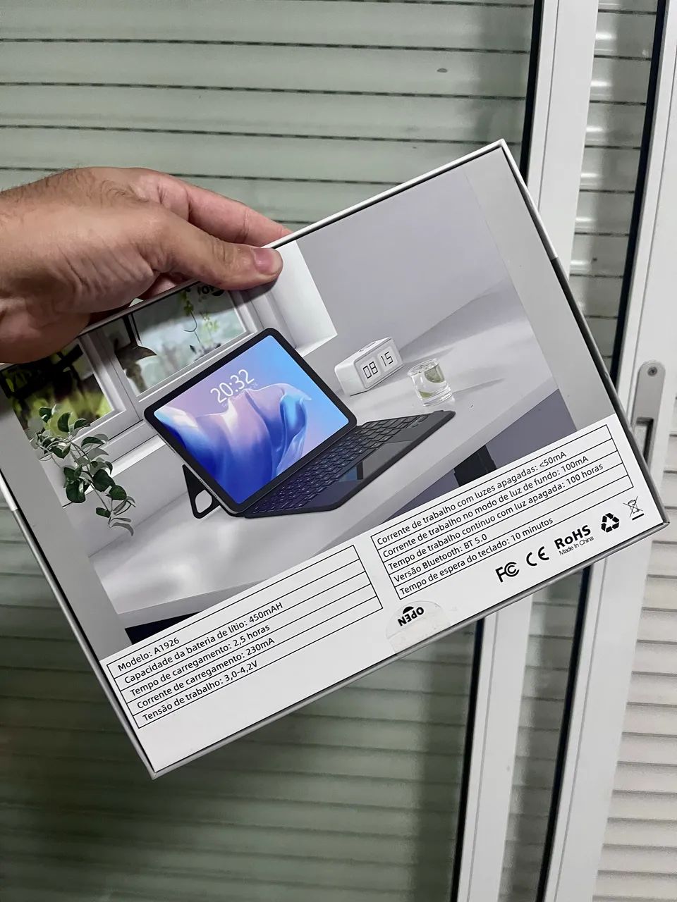 Capa Teclado iPad 10 / 11 Polegadas Bluetooth com Trackpad Bettdow A1926 - Foto 4