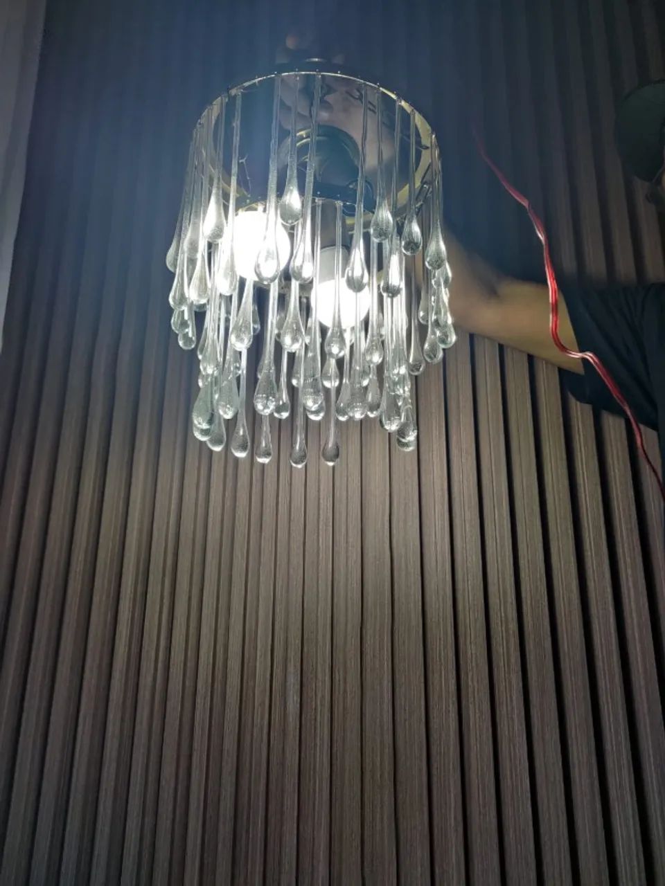 lustre gotas de cristal - Foto 2