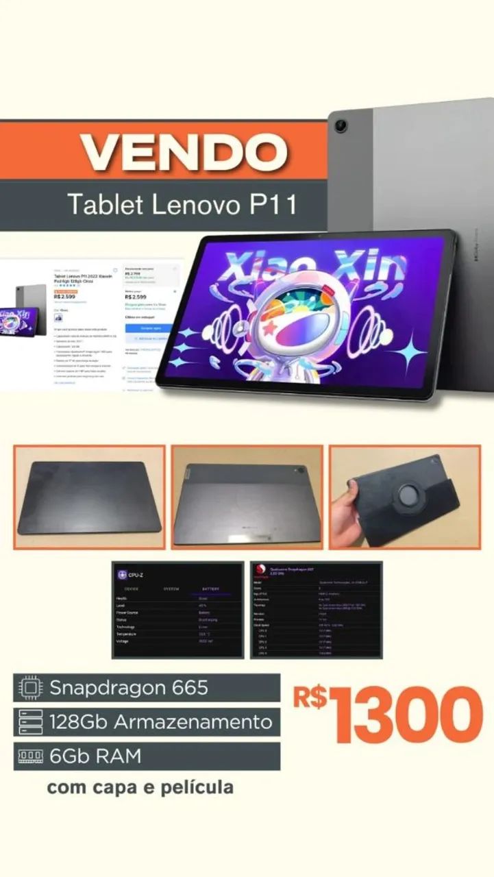 Vendo tablet lenovo