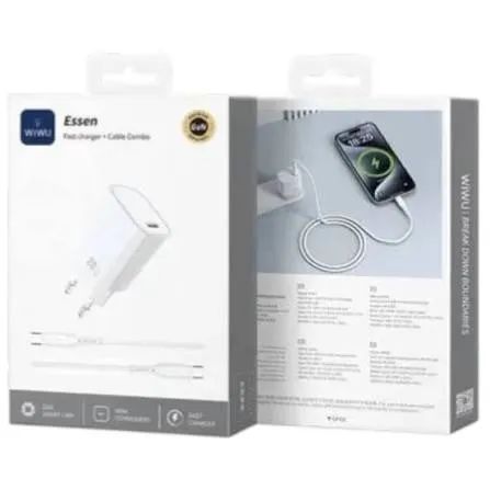 Carregador Rápido 20w com Cabo USB