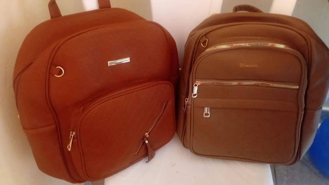 mochilas de costas 100 cada uma