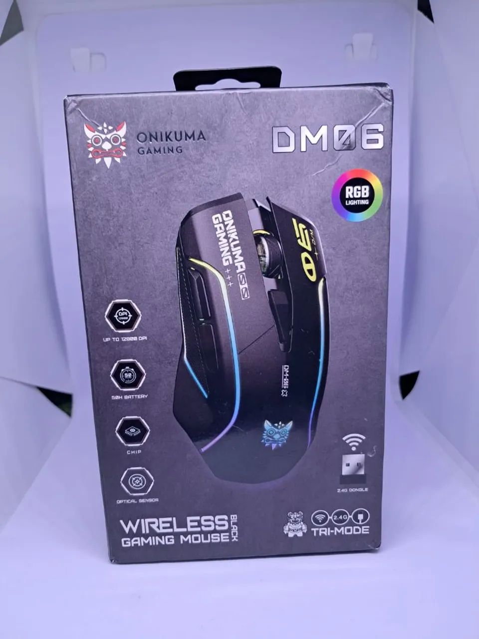 Promoção!!! Mouse Sem Fio Onikuma DM06 12800 DPI - Foto 5