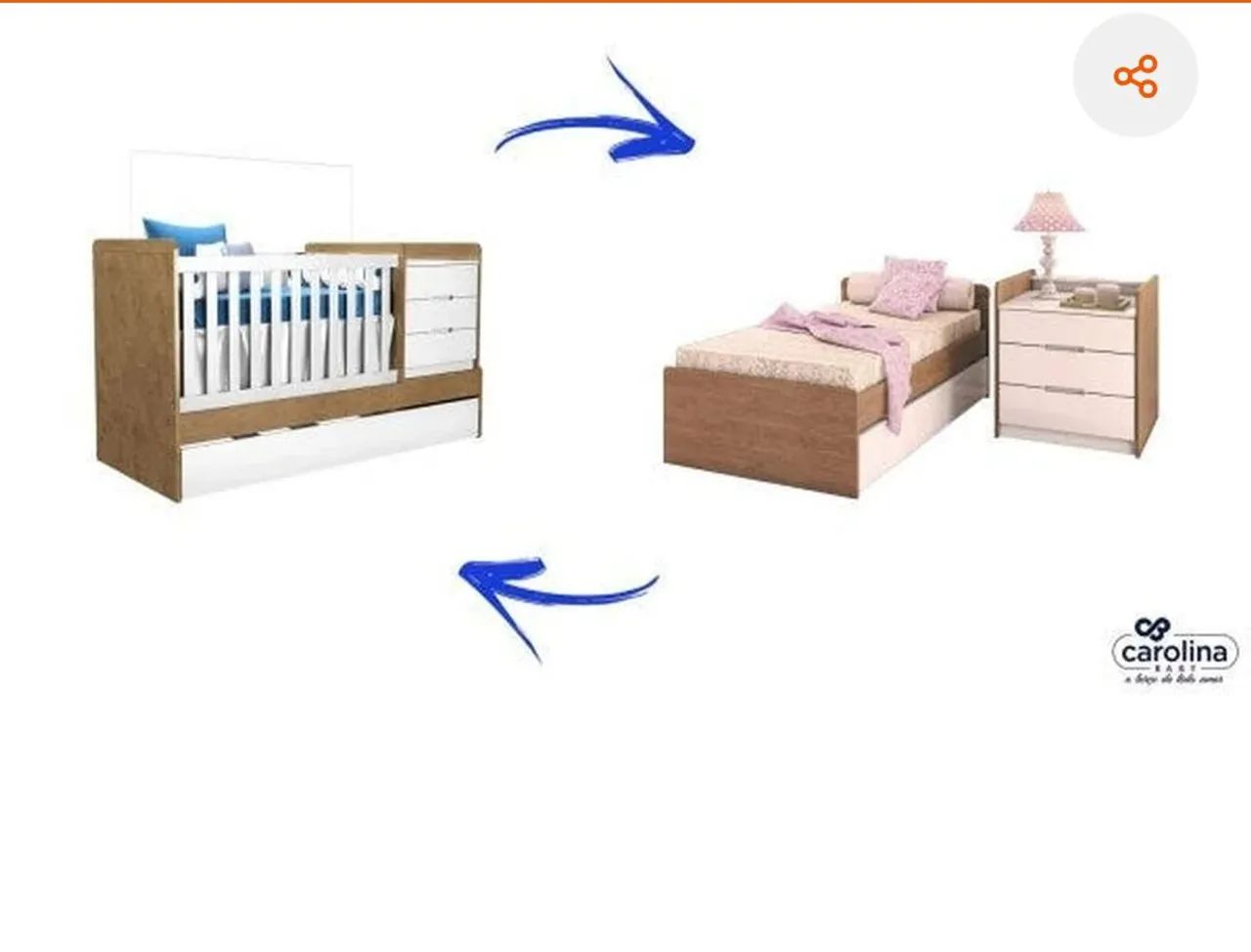 Berço 100% MDF - Foto 5