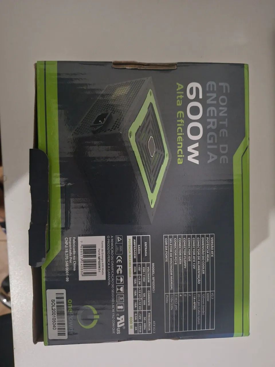 Fonte eletrica 600W one power - Foto 3