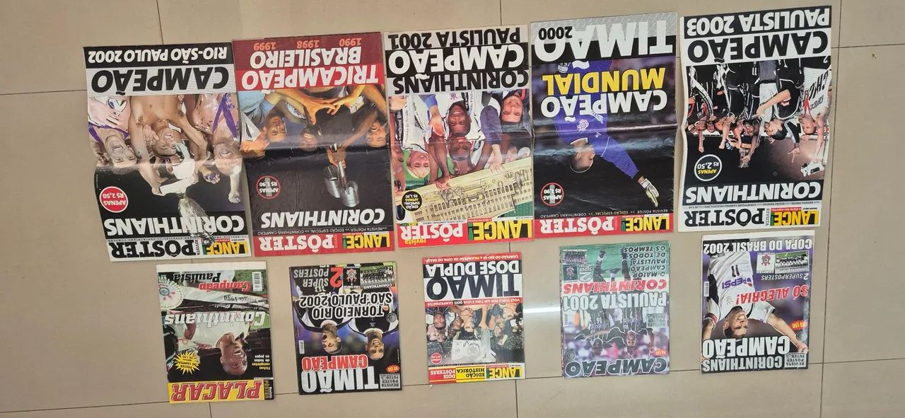 Posters Corinthians sem uso - Foto 3