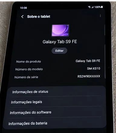 Samsung Galaxy Tab S9 FE Lilás + S Pen ? R$ 1.900 - Foto 3
