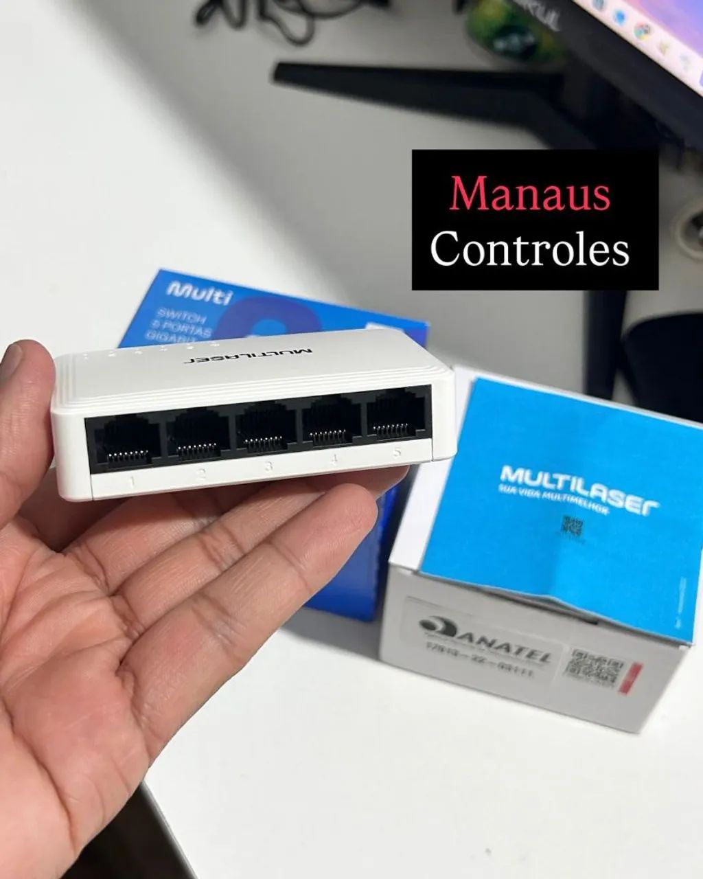 SWITCH de rede internet 5 PORTAS RJ45