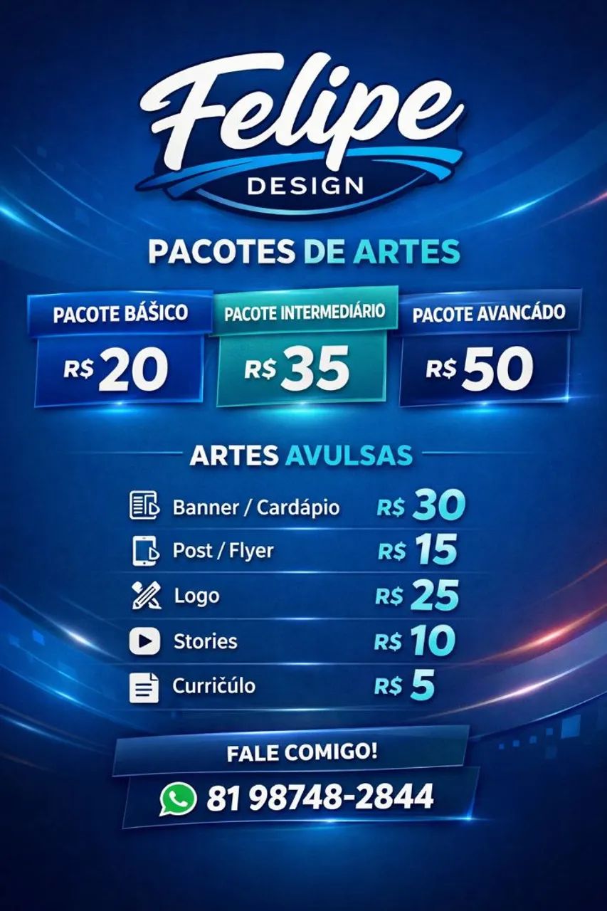 Designer Gráfico Profissional | Logos, Artes, Currículos e Flyers - Foto 2