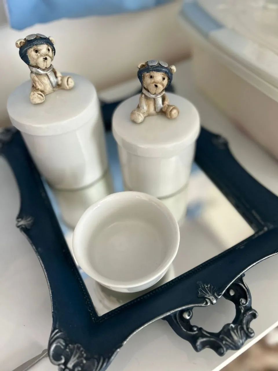 Kit de higiene infantil de porcelana 