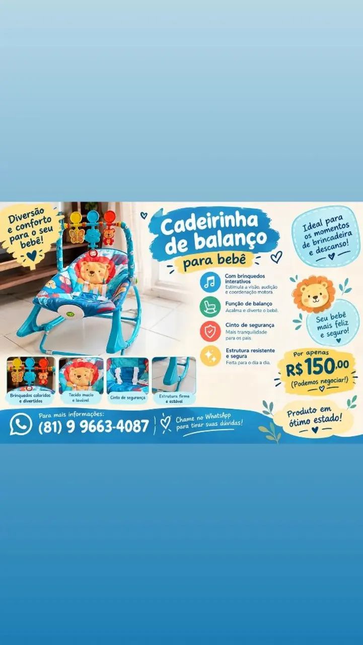 Cadeirinha de balanço 