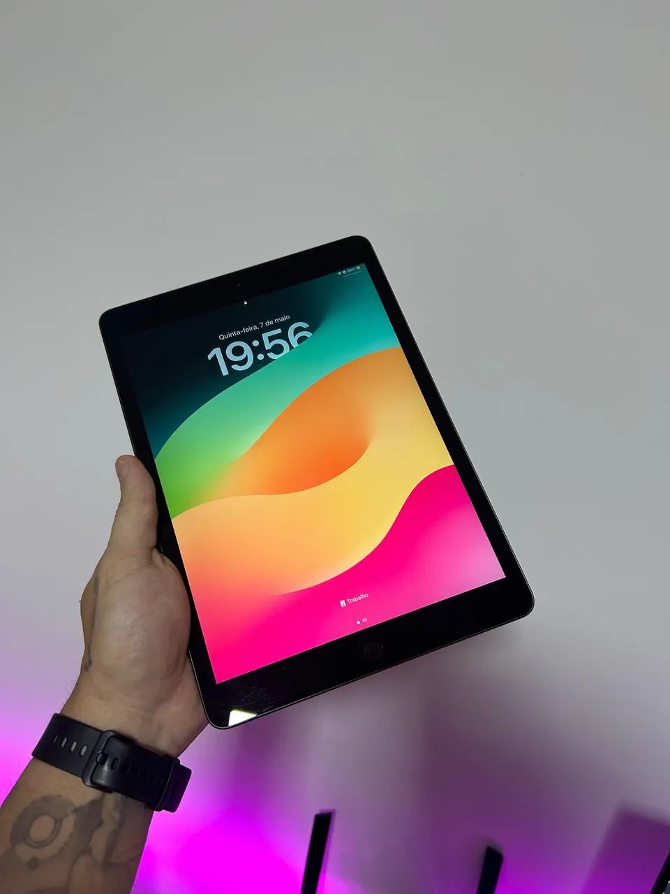 seminovo 32gb geração 7 Ipad BT86% 32GB 7 iPad iPad本体 com Tablets - capa e película caixa, iPad本体