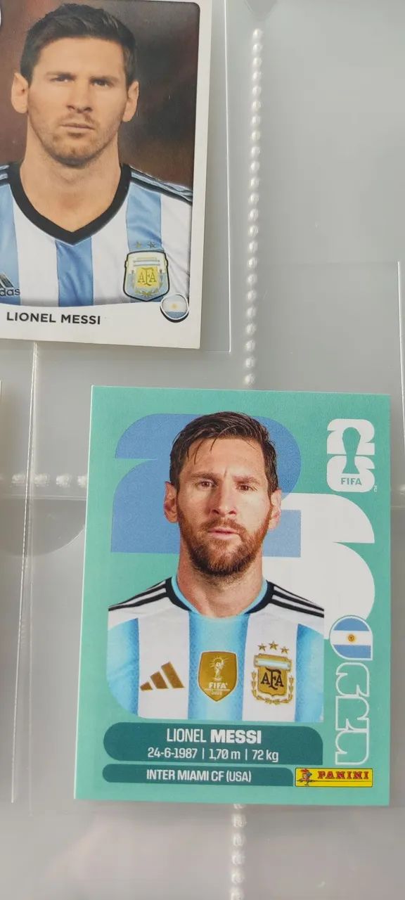 Lote figurinhas Lionel Messi Panini  - Foto 5