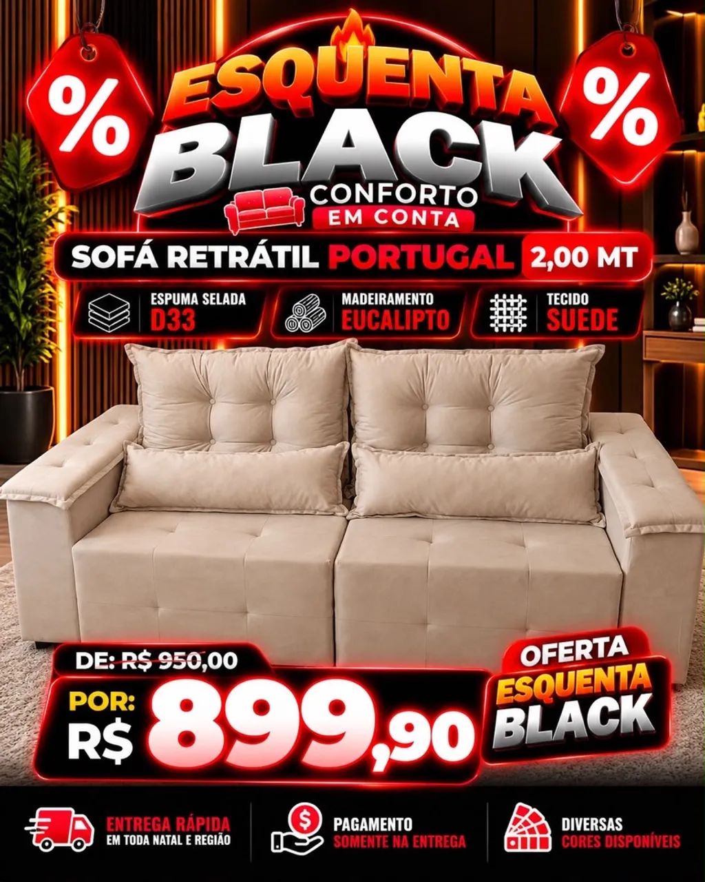 Sofás novos  - Foto 3