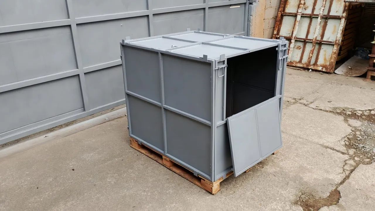 Gaiola container 1,00 X 1,20 X 1,00  - Foto 3