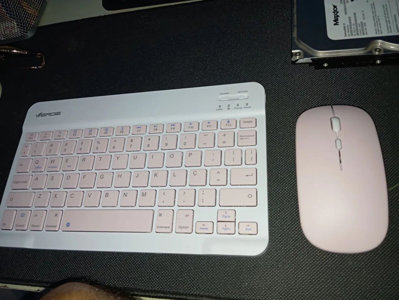 Mouse e teclado sem fio novo
