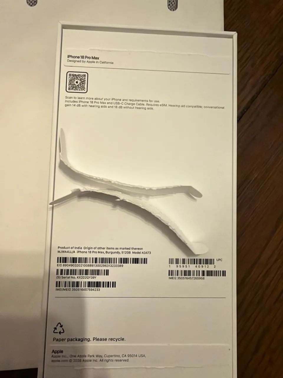 iPhone 18 Pro Max 512g - Burgundy (Bordon A COR MAIS COBIÇADA)- ZERO  - Foto 2