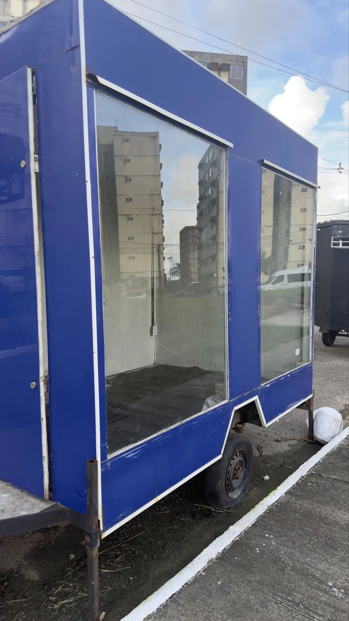 TRAILER  LOJA ( todo no ACM por fora e revestido de bloco por dentro) - Foto 2
