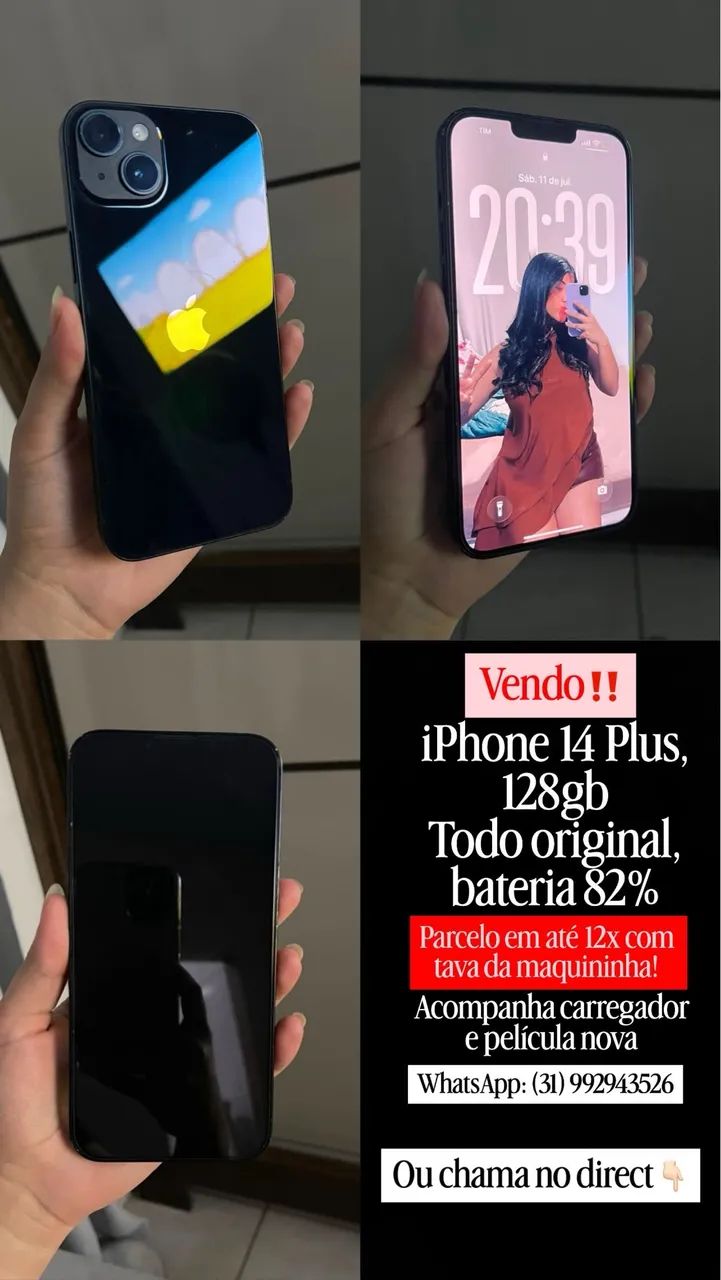 Vendo!!! iPhone 14 Plus 