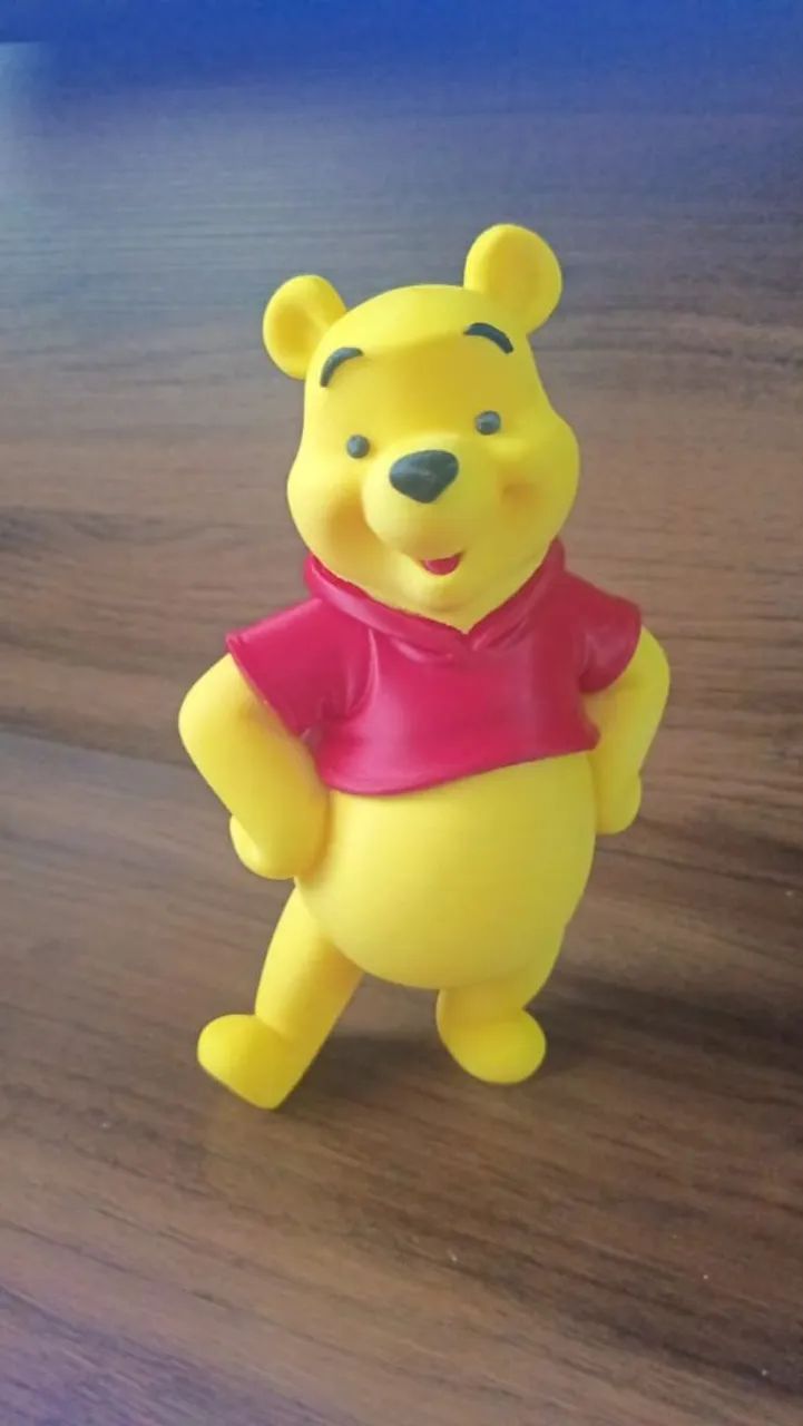 Ursinho Pooh 23 cm Impresso em 3D