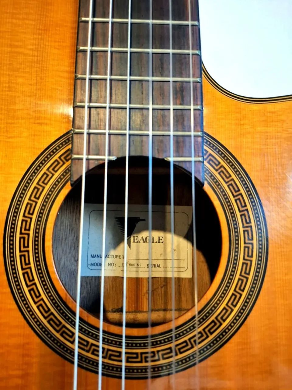 Violão Eagle CH800 Nylon Eletroacústico Cutaway ? ótimo estado - Foto 4