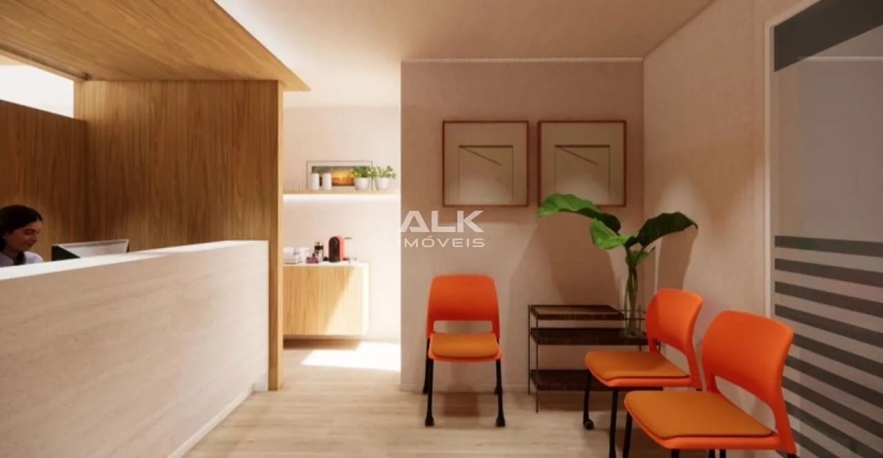 Cinjunto comercial, para venda e locação, mobiliado, com 58m² na AL Santos - Foto 2
