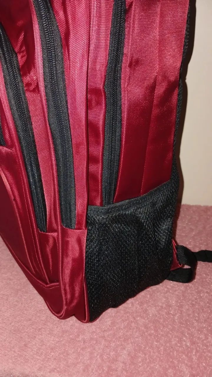MOCHILA VERMELHA - NOVA E PRONTA ENTREGA - Foto 5
