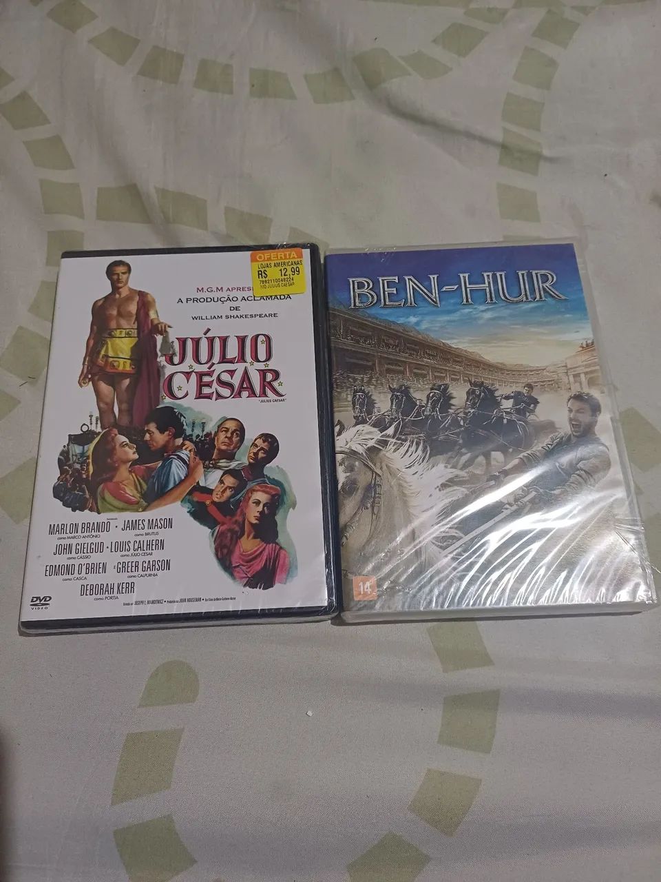 Coleção épicos Julio Cesar e Ben Hur 
