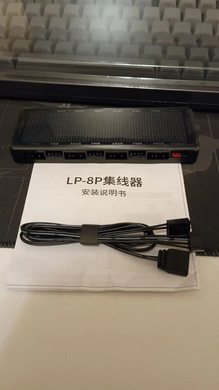 HUB ARGB 3pin 5v 8 entradas TEUCER LP-8P
