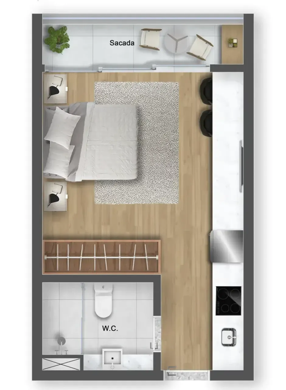 PLANTA 28m²