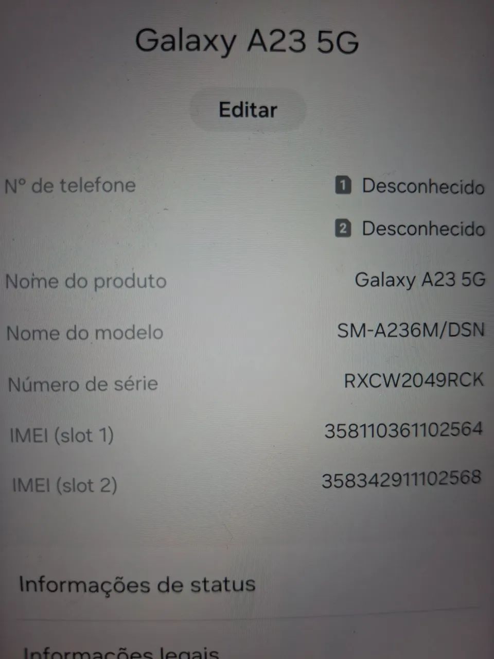Vende-se Celular Samsung A23 - Foto 4
