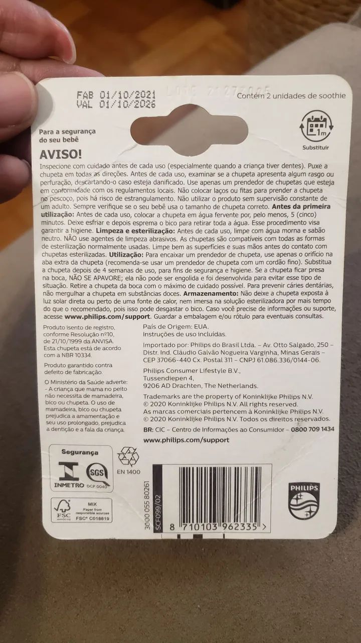 Chupeta avent Philips 2 unidades  - Foto 3