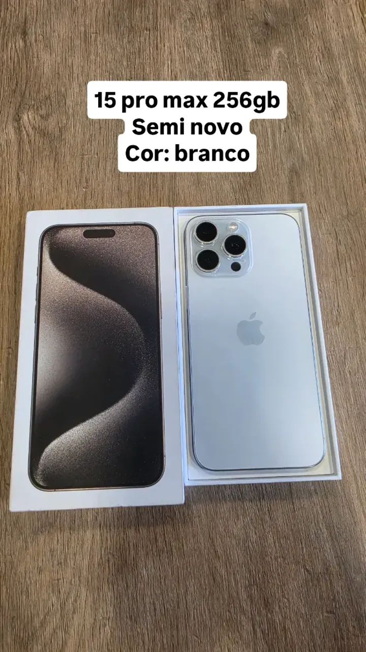 15 pro max 256gb esim - Celulares e Smartphones - Abolição, Rio de