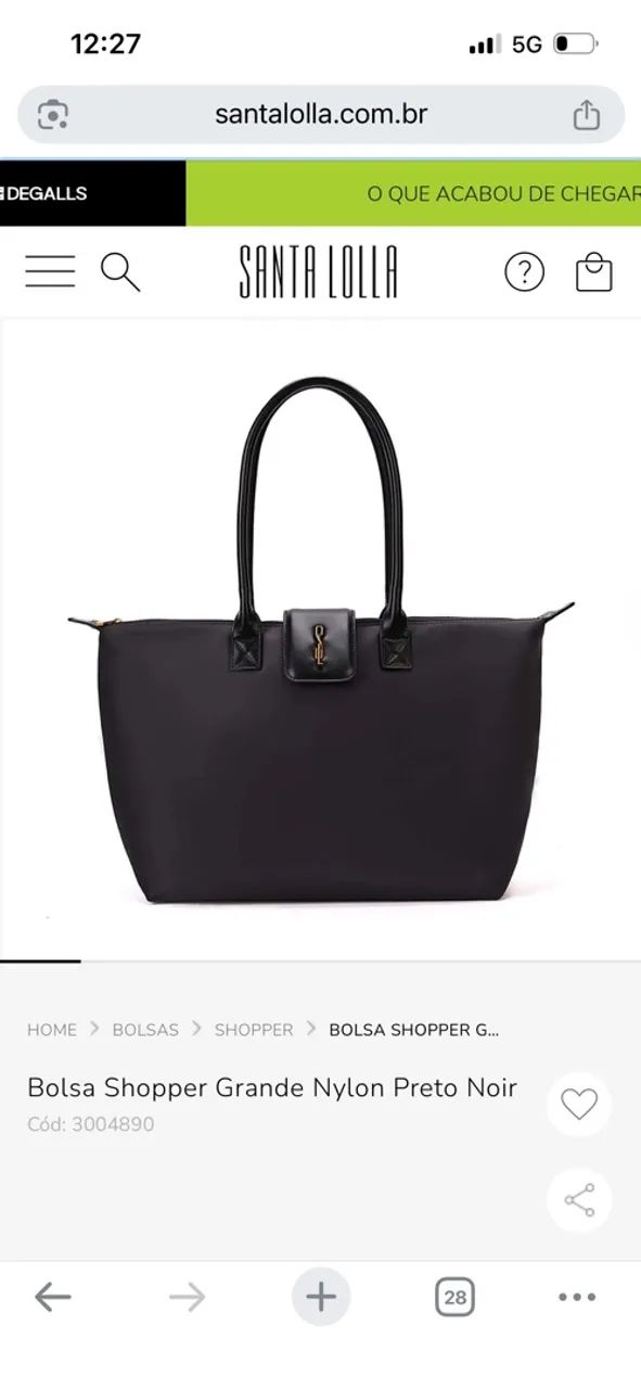 Bolsa Santa Lolla NOVA