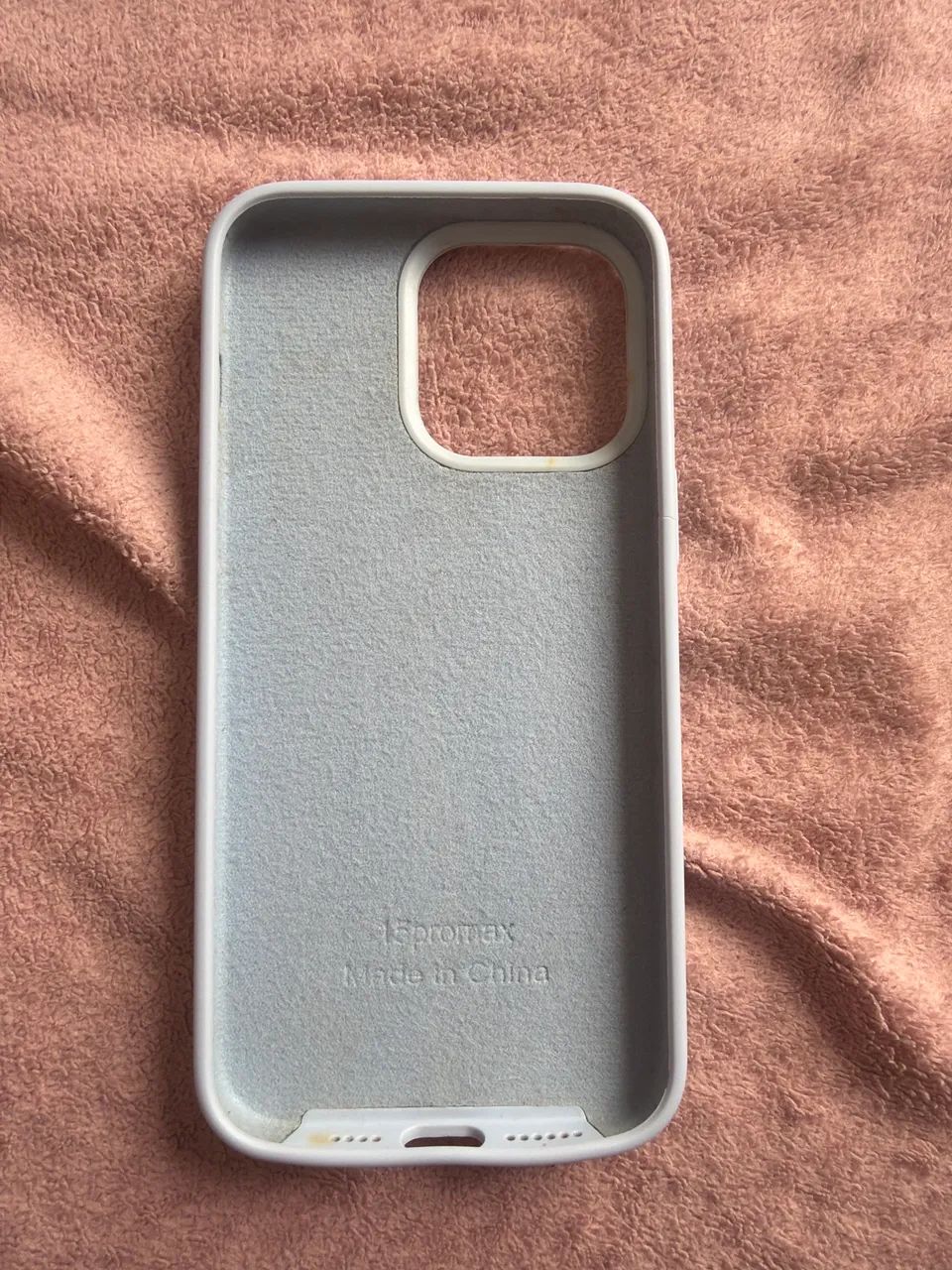 Capa iPhone 15 pro max azul bebê - Foto 2