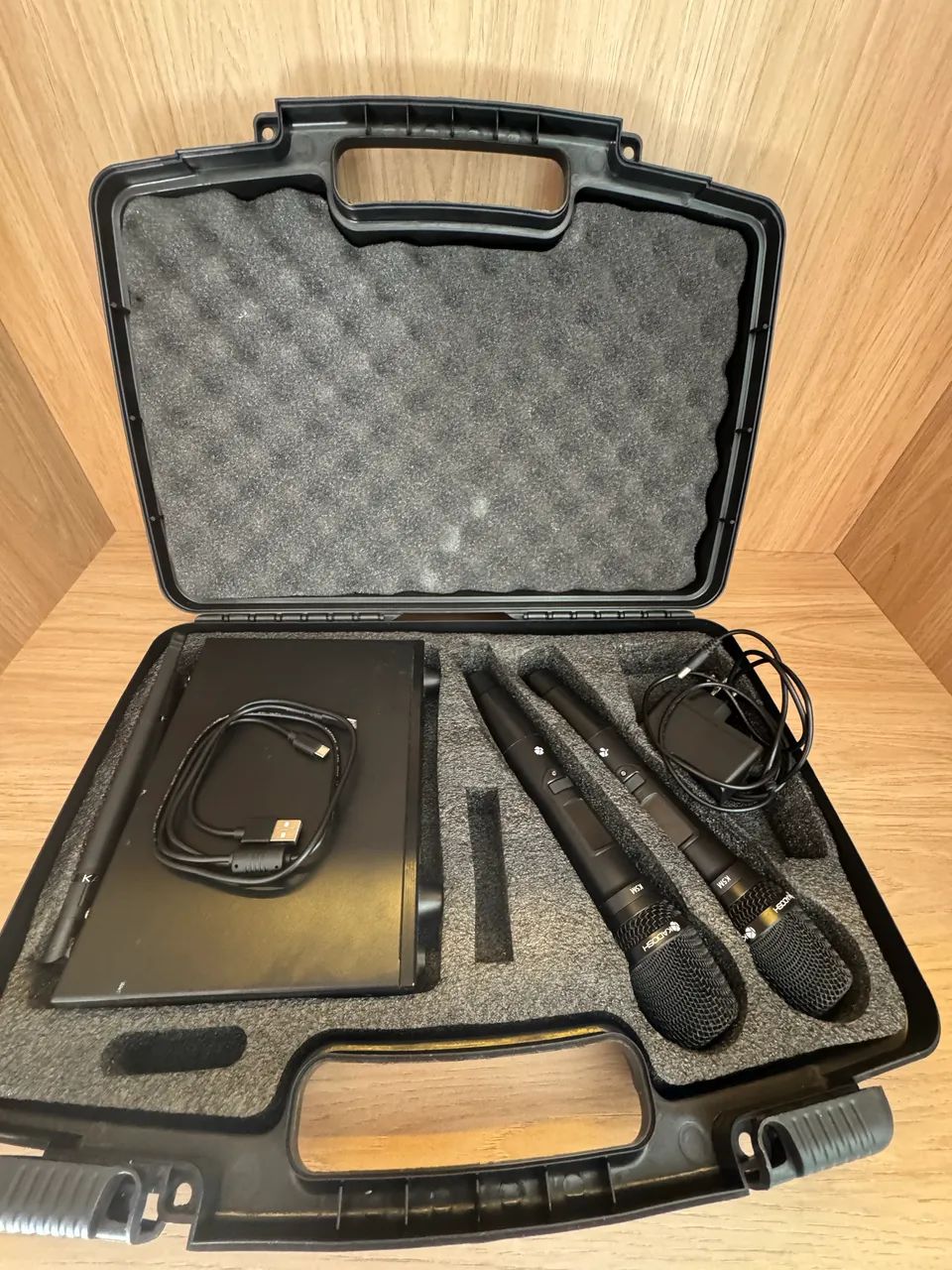 Microfone Sem Fio Duplo Kadosh K-502M - Excelente Estado - Foto 6