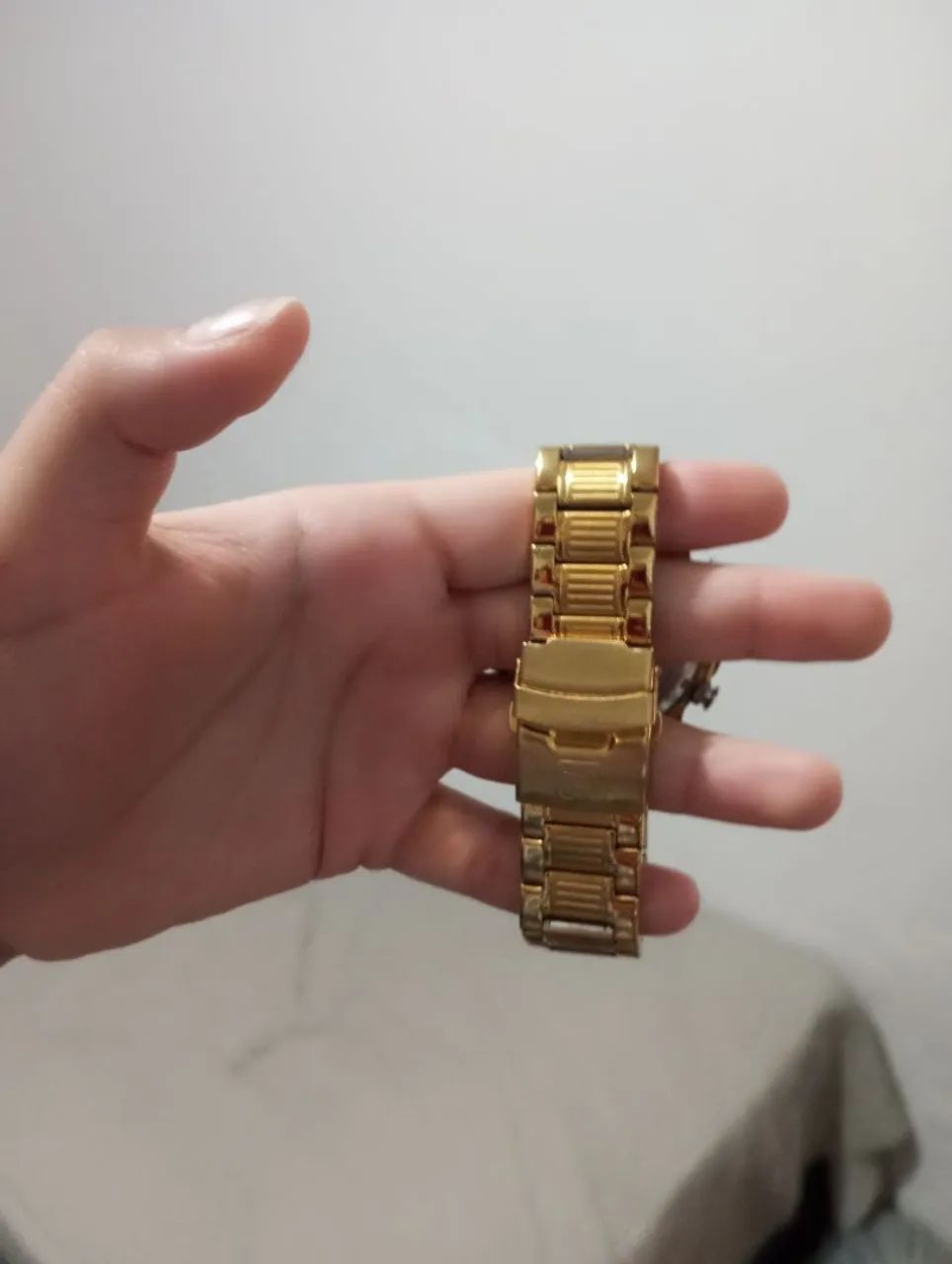 relógio Naviforce dourado - Foto 4