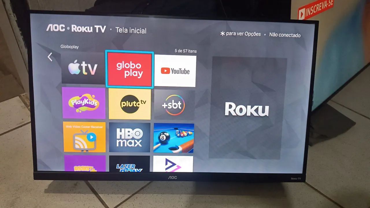 Tv Smart AOC ROKU Tv 32 Polegadas Top 