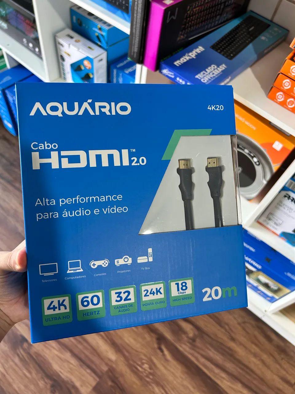 Cabo Hdmi de 20 Metros 2.0 Ultra HD 4K - Promoção  - Foto 2