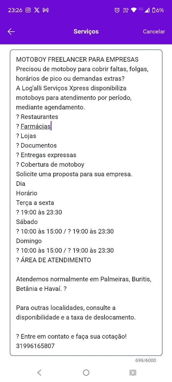  Motoboy Freelancer | Entregas e Serviços de Urgência - Foto 4