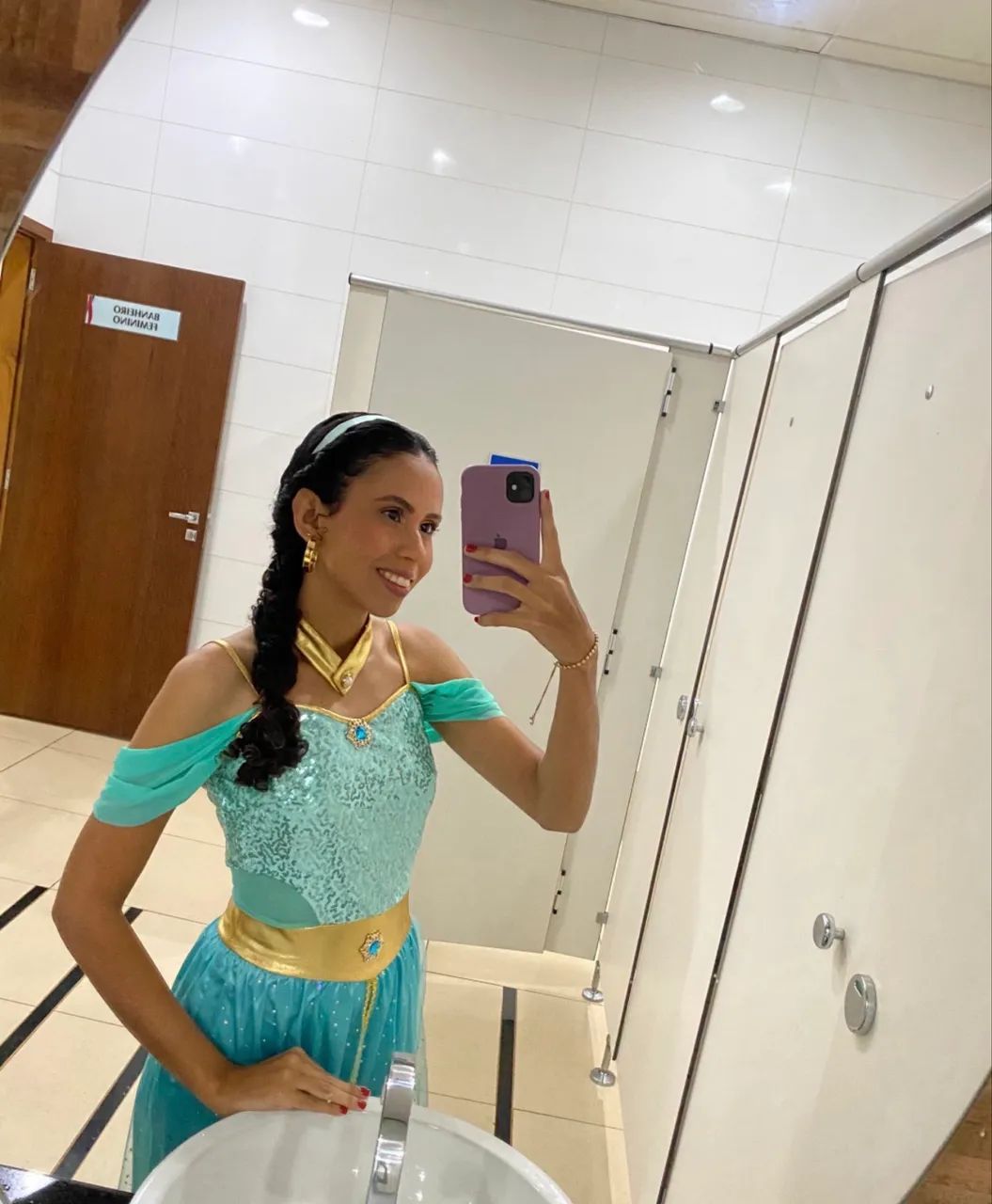 Fantasia Adulta Princesa Jasmine 